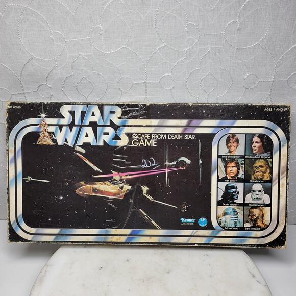 Star Wars Escape From Death Star Game Complete Vintage Board Game 1977 Kenner - Picture 2 of 16
